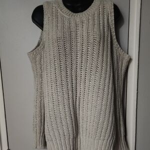 BCBGMaxAzria Cream Knit Top